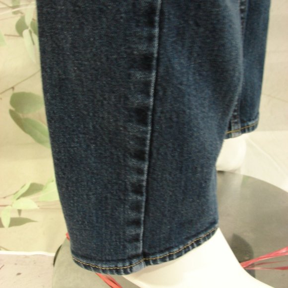 Hollister #3E0689 Ladies Jeans 30 x 32  Button Fly Mid Tone wash gold threading - Picture 10 of 16